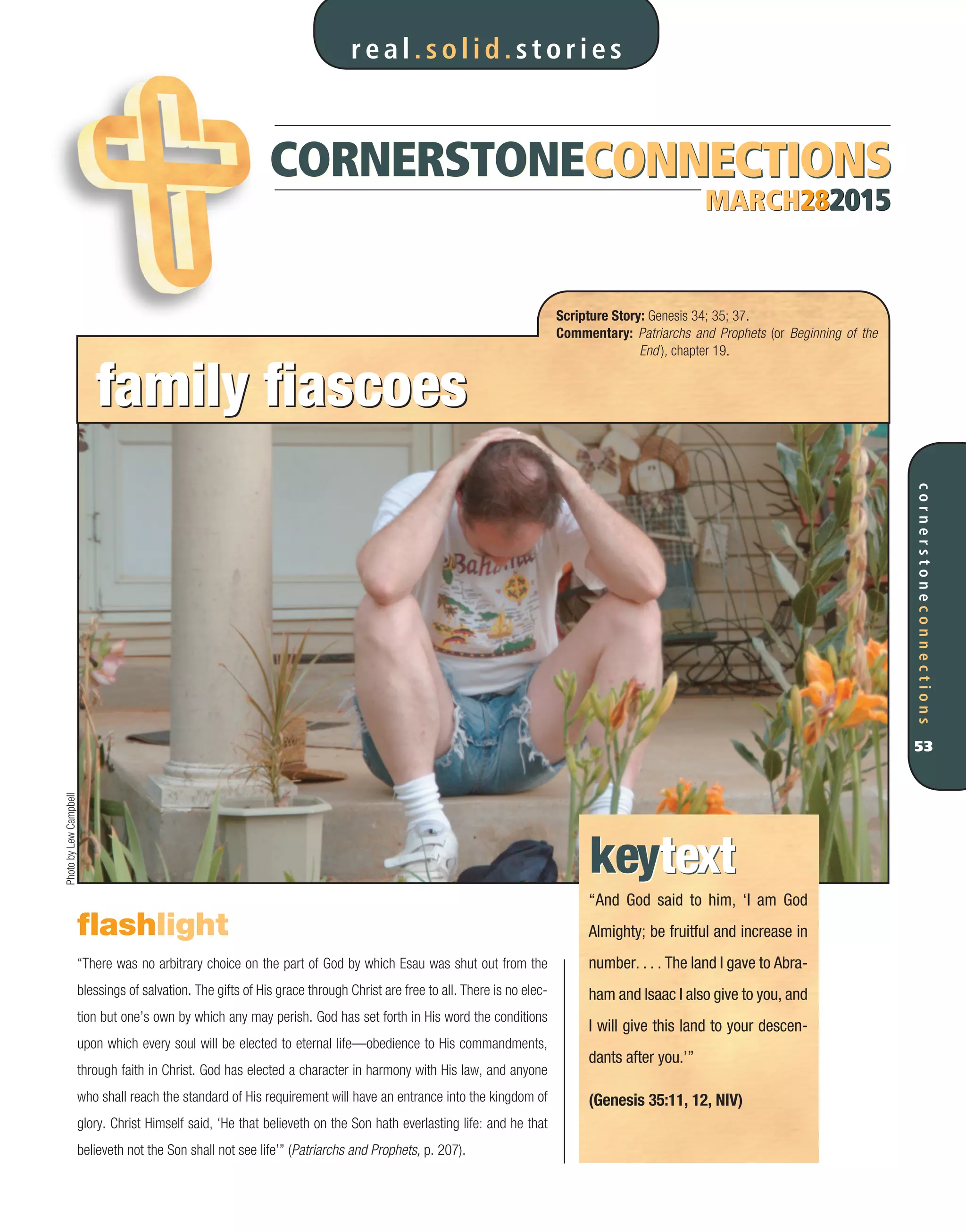 Lesson 13 Cornerstone Connections Sabbath School PDF