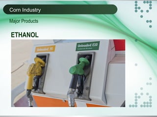 Corn Industry
Major Products
ETHANOL
 
