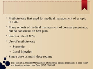 Cornual ectopic case series | PPT