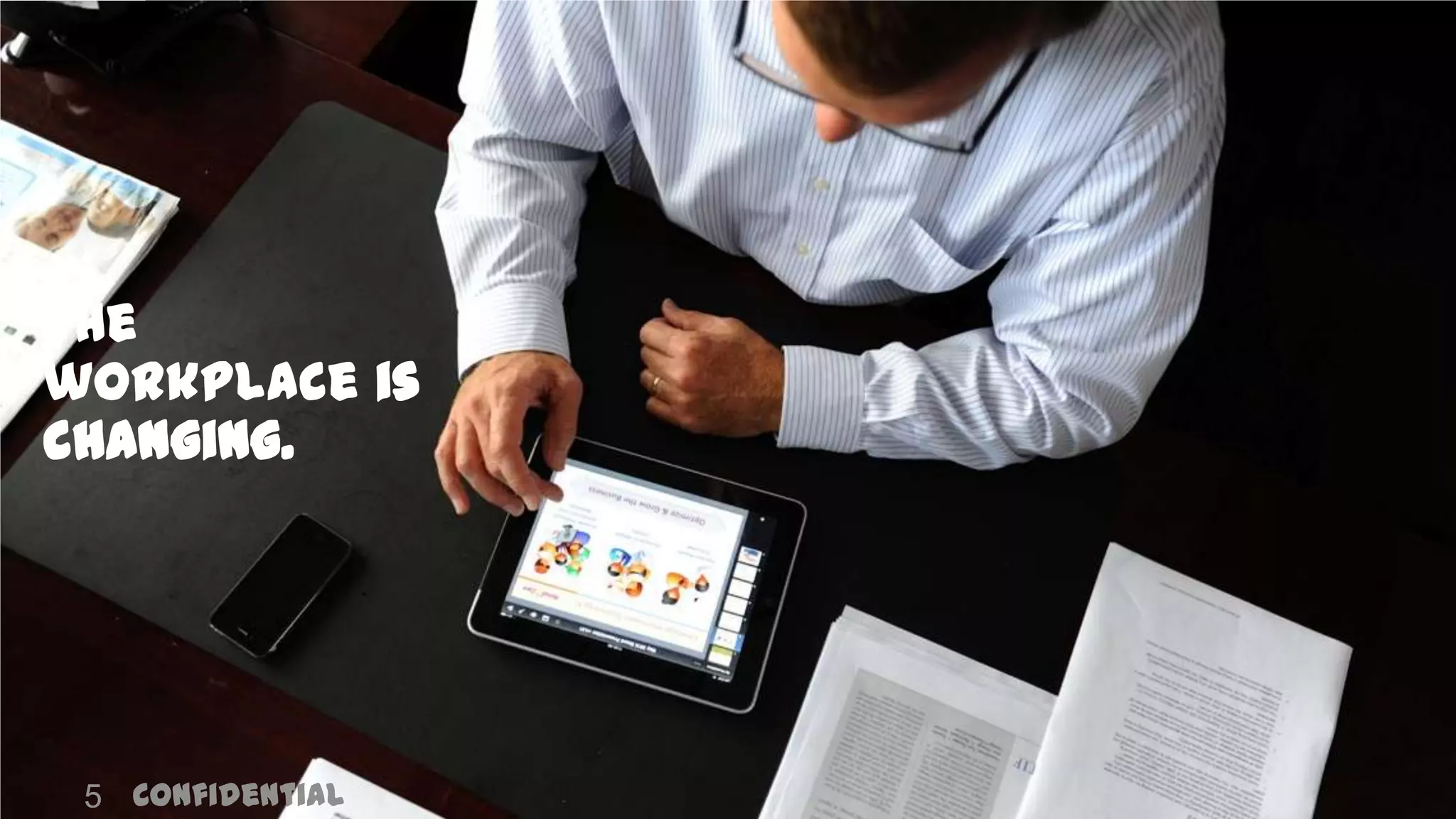 DPF-0035 Define Phase Exit
The
workplace is
changing.
Confidential5
 