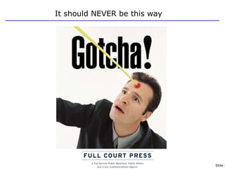 It should NEVER be this way 