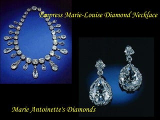 Empress Marie-Louise Diamond Necklace   Marie Antoinette's Diamond s   