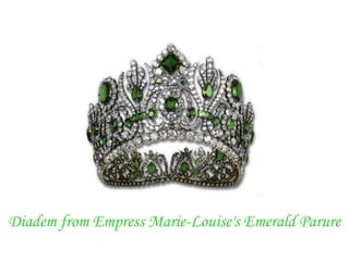 Diadem from Empress Marie-Louise's Emerald Parure 