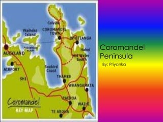 Coromandel
Peninsula
By: Priyanka
 