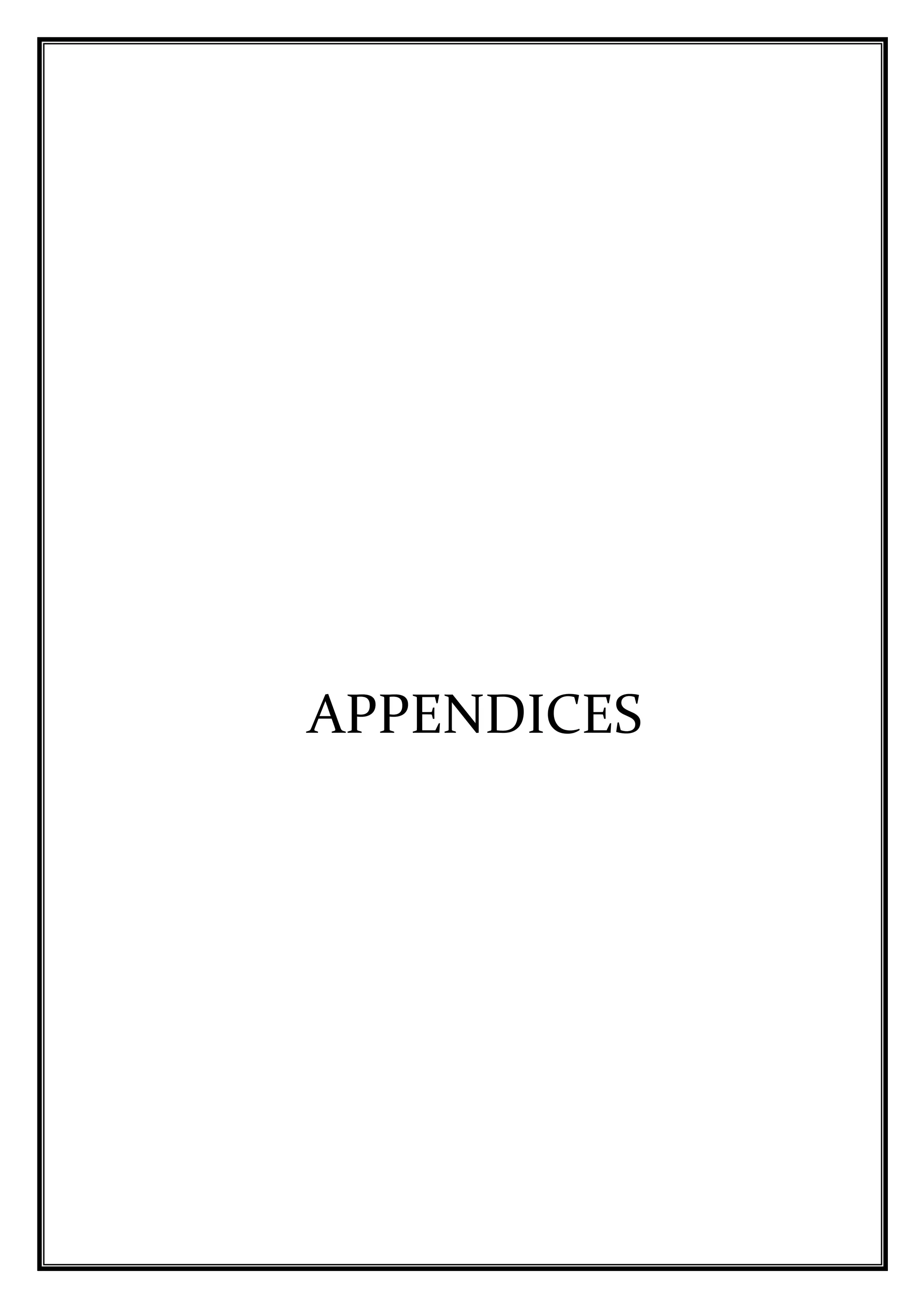 APPENDICES
 
