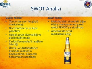 Misyonu - Vizyonu - DeğerleriMisyon:	İçecek pazarında çok uluslu bir rakip olarak büyümek; gurur, tutku, bağlılık ilhamı vermek; ve paydaşlarımıza değer yaratmak.Vizyon:	2015 yılına kadar, karlılığı sürdürerek, gelirimizin yarısından fazlasını uluslararası piyasalardan kazanmak ve iç pazardaki liderliği devamlı olarak güçlendirmek.Değerler: 	*Dürüstlük        *Sadakat        *Sorumluluk        *Güven