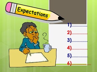 1)…………...
2)……………
3)……………
4)……………
5)…....………
6)………………
3
 