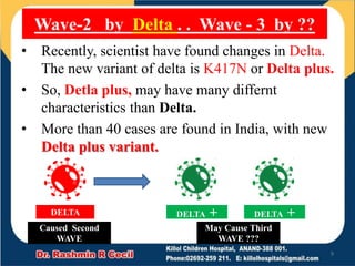 Corona in children third wave | PPTX