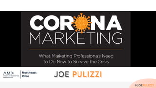 Corona Marketing: What Marketing Professionals Need to Do Now to Survive the Crisis