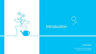 Introduction
Presenting By
Kushol Tahsin Alam (012192018)
Sabina Yasmin (012181002)
3
 