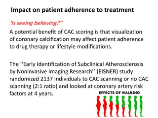 Coronary artery calcium scoring IDoR 2018 | PDF