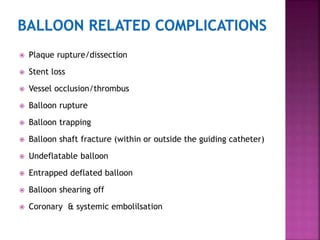 CORONARY BALLOONS PRACTICAL ASPECTS.pptx