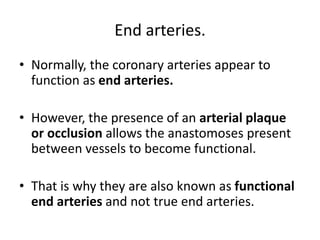 Coronary circulation | PPTX