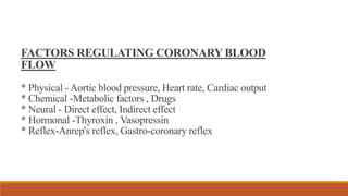 coronary circulation | PPTX