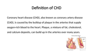 CORONARY HEART DISEASE. PowerPoint Presentation | PPTX