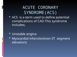 Coronary heart disease-powerpoint presentation | PPT