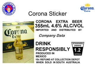 Corona Sticker
 