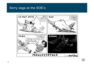 40
Sorry saga at the SOE’s
 