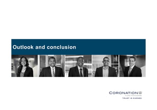 Outlook and conclusion
 