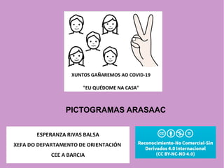 ESPERANZA RIVAS BALSA
XEFA DO DEPARTAMENTO DE ORIENTACIÓN
CEE A BARCIA
PICTOGRAMAS ARASAAC
 