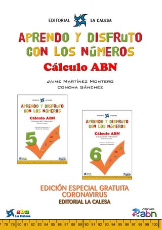 Editorial La Calesa - www.lacalesa.esTareas y deberes para hacer en casa
93
EDICIÓN ESPECIAL GRATUITA
CORONAVIRUS
EDITORIAL LA CALESA
Jaime Martínez Montero
Concha Sánchez
 
