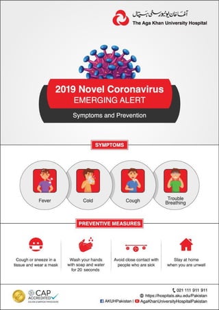 2019 Novel Corona Virus Emerging Alert - Symptoms and Prevention