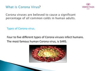 Corona Types Corona virus presentation | PPTX