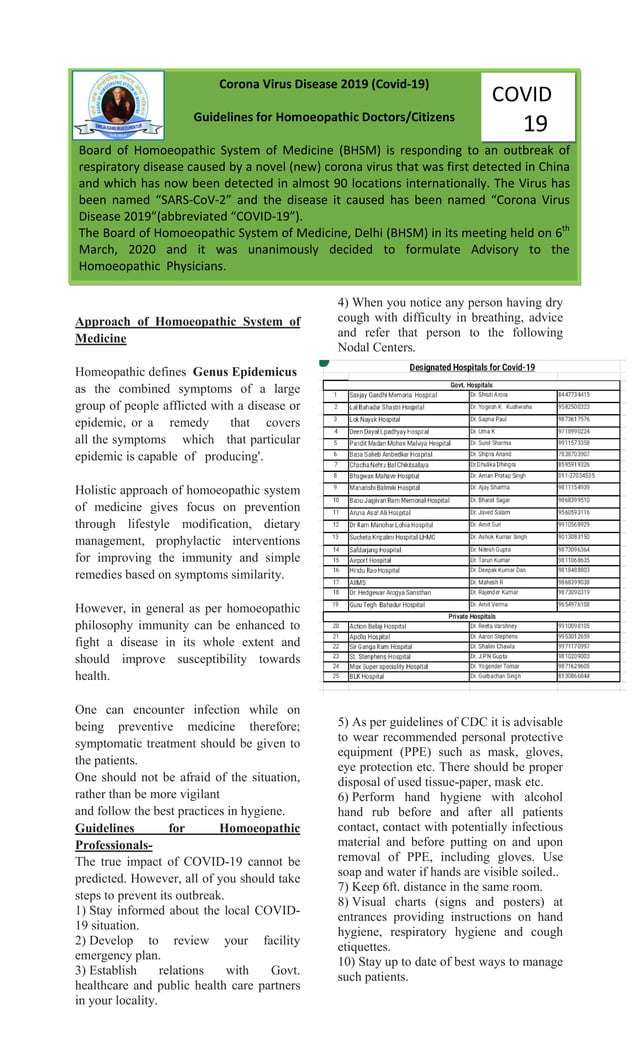 Corona virus disease 2019 (covid 19) | PDF