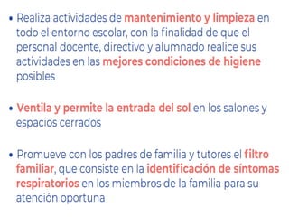 Coronavirus informacion para escuelas