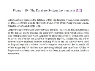 Figure 1.10 - The Database System Environment [2/2]
 