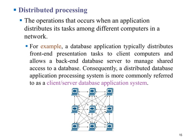 Distributed database management systems | PPT