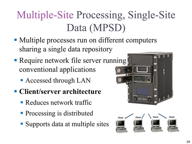 Distributed database management systems | PPT