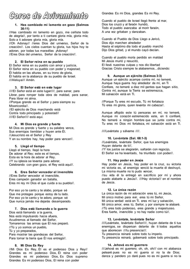 Coros PDF