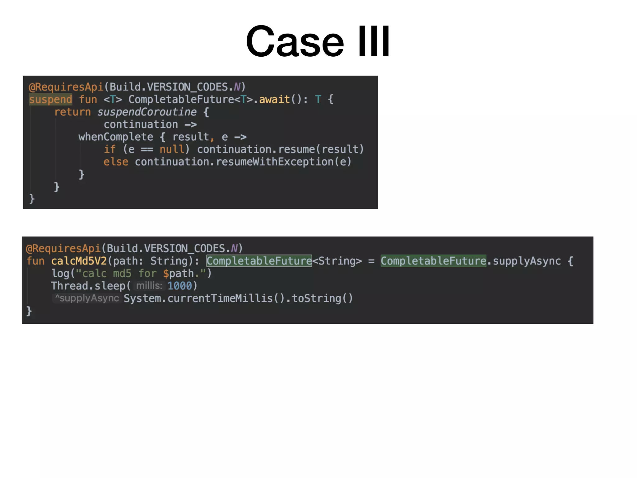 Case III