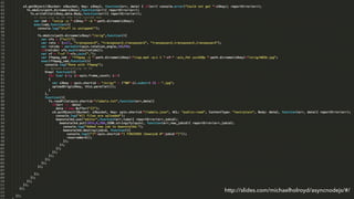 http://slides.com/michaelholroyd/asyncnodejs/#/
 