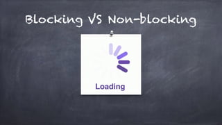 Blocking VS Non-blocking
 
