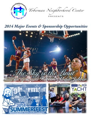  

2014 Major Events & Sponsorship Opportunities

 