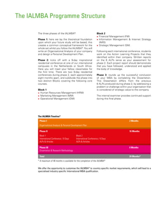 Business School Netherlands International Executive MBA Presentation | PDF