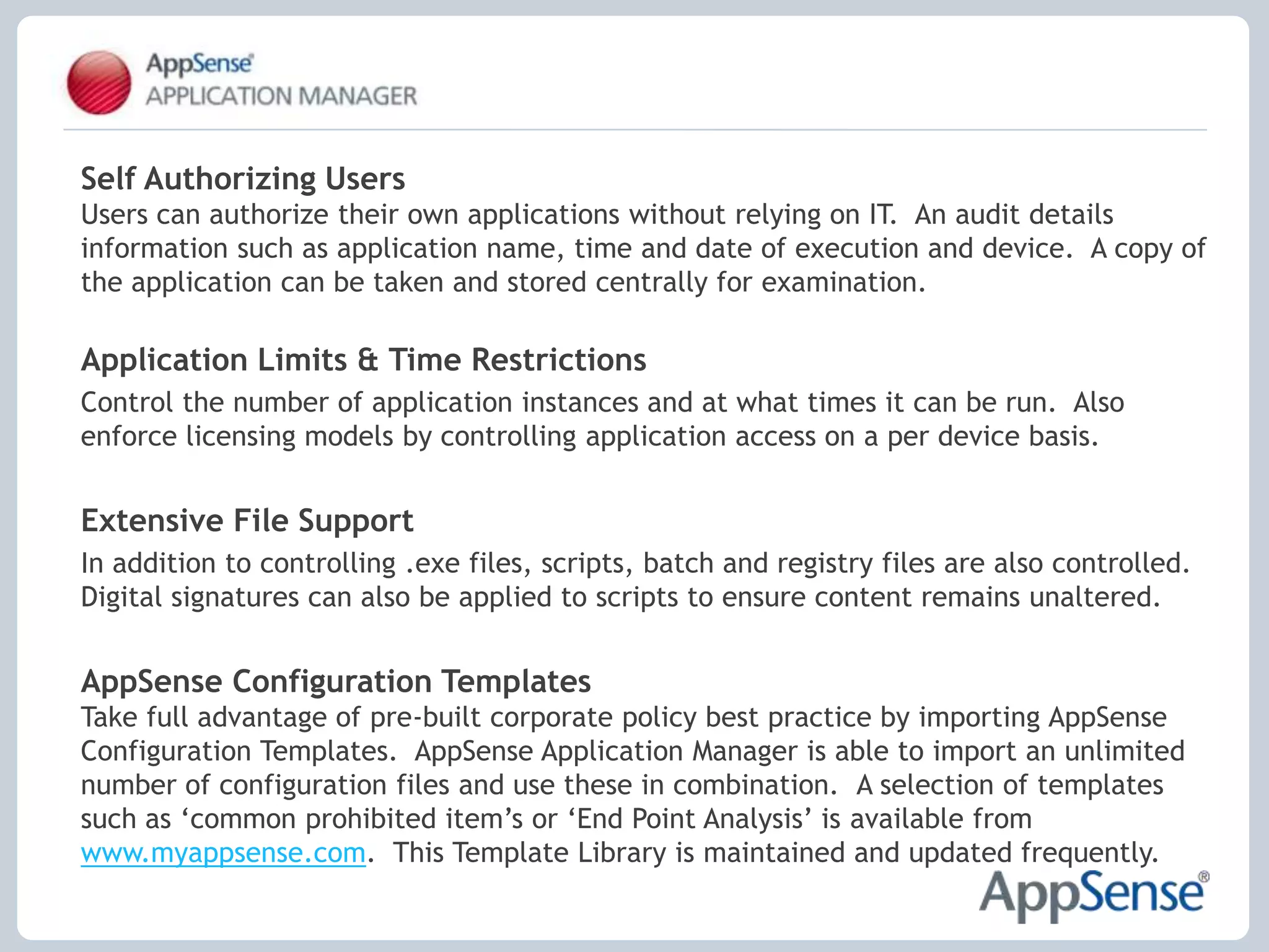 Reduce the need to maintain, re-build or re-image