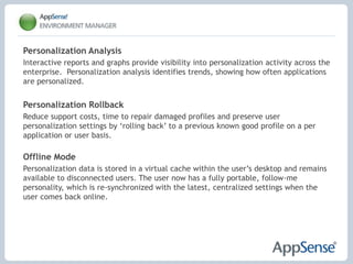 Eliminate profile corruption and support calls 