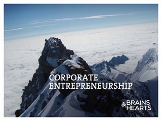 CORPORATE
ENTREPRENEURSHIP
 