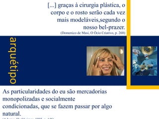 arquétipoReprodução da imagem corporal idealizadaCorpo alienado e alienante