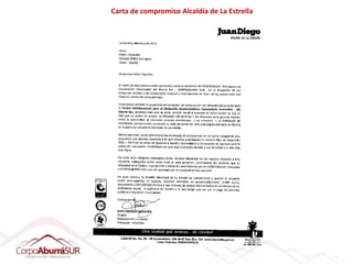 Carta de compromiso Alcaldía de La Estrella
 
