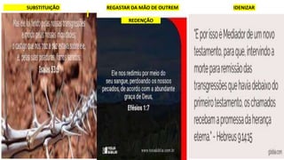 SUBSTITUIÇÃO REGASTAR DA MÃO DE OUTREM
REDENÇÃO
IDENIZAR
 