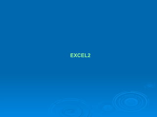 EXCEL2 
