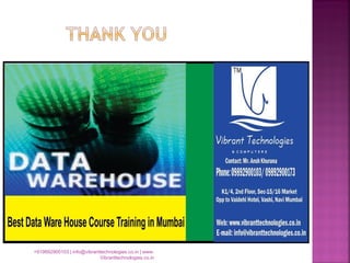 +919892900103 | info@vibranttechnologies.co.in | www.
Vibranttechnologies.co.in
 