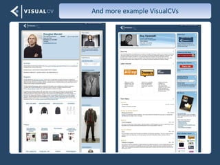 Visualcv Example Powerpoint VisualCV Overview | PPT
