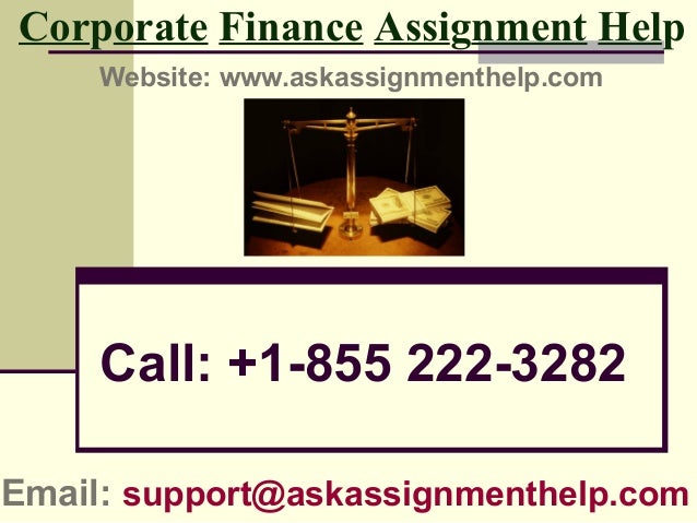 Finance assignment help websites
