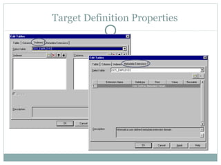 Target Definition Properties
 