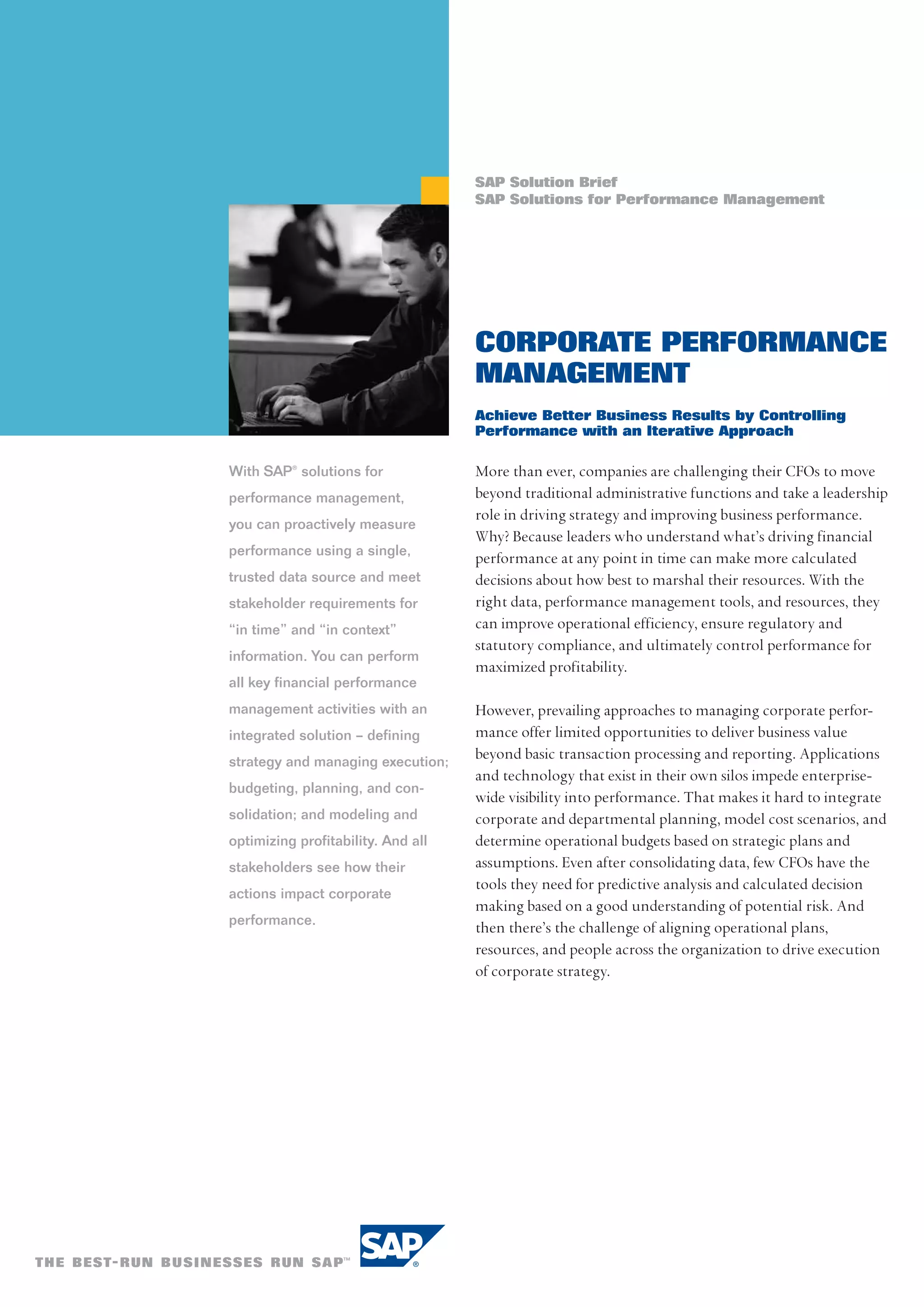Corporate Performance Management